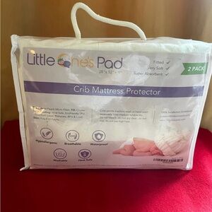 Little One’s Pad 2 Pack Crib Mattress Protector